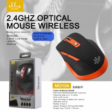 ELLIE MO104 Mouse ottico senza fili con ricevitore usb