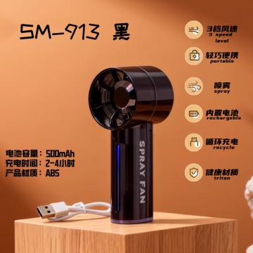 SM913 Ventilatore portatile 2026 con nebulizzatore Argento