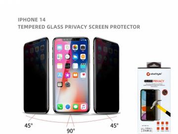 IPHONE14  TEMPERED GLASS PRIVACY SCREEN PROTECTOR