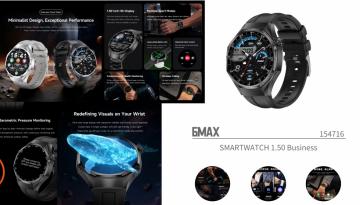 ELLITECK  6MAX SMARTWATCH 1.50 Business