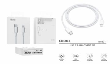 ELLITECK CB003 USB C A LIGHTNING 1M