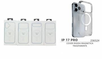 ELLITECK IPHONE 17 PRO COVER RIGIDA MAGNETICA TRASPARENTE