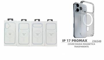 ELLITECK IPHONE 17 PROMAX COVER RIGIDA MAGNETICA TRASPARENTE