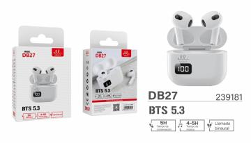 ELLITECK DB27 Auricolari Bluetooth 5.3 LED Display
