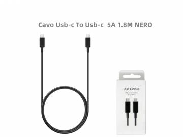 ELLITECK SC004 Cavo Usb-c To Usb-c  5A 1.8M