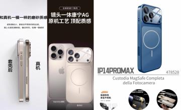 ELLITECK IP14 PROMAX Custodia MagSafe Completa della Fotocamera