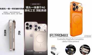 ELLITECK IP17 PROMAX Custodia MagSafe Completa della Fotocamera