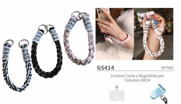 ELLITECK GS414 Cordino Corto e Regolabile per Cellulare 30CM