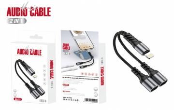 ELLITECK GJ-013 Adattatore Lightning Jack Cuffie Caricabatterie(2 in 1)