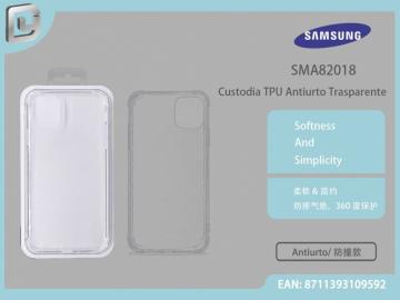 CUSTODIA TPU ANTIURTO TRASPARENTE SAMSUNG A8 2018