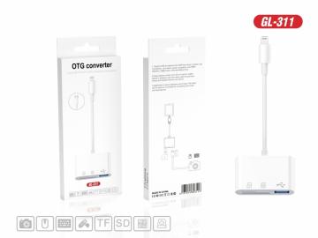 ELLITECK GL-311 LIGHTNING Adattatore per lettore di schede 3 in 1