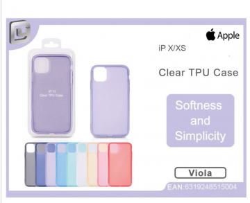 Cover per iphone X/XS clear TPU case