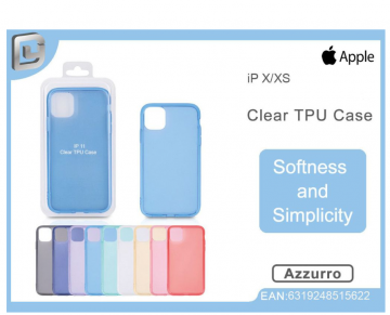 Cover per iphone X/XS clear TPU case