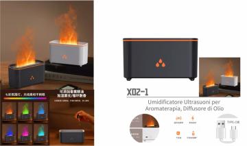 ELLITECK UX02-1 Umidificatore Ultrasuoni per Aromaterapia, Diffusore di Olio BIANCO