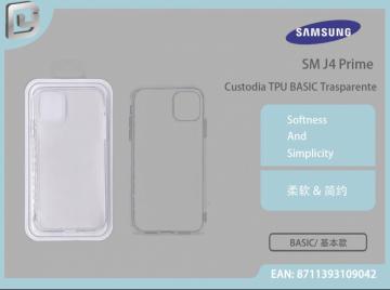 CUSTODIA TPU BASIC TRASPARENTE SAMSUNG J4 PRIME